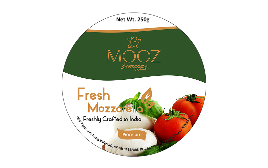 Mooz Fresh Mozzarella Premium   Cup  250 grams